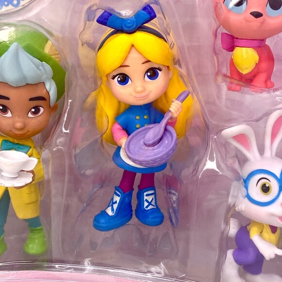Disney Junior Alice's Wonderland Bakery Friends 6-Piece Figurine Set 3" NEW! - Picture 10 of 14